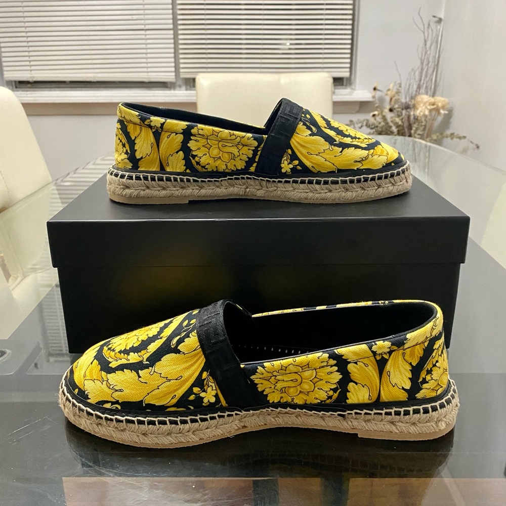 Men’s VERSACE ESPADRILLES, size 43